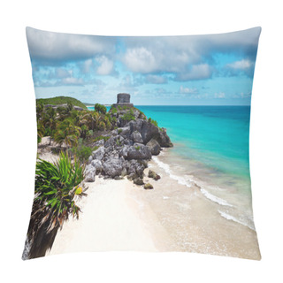 Personality  God Of Winds Temple Guarding Tulum Pillow Covers