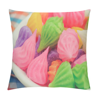 Personality  Aalaw Thai Candy Dessert With Filter Effect Retro Vintage Style Pillow Covers