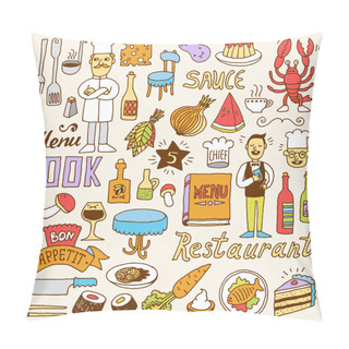 Personality  Restaurant  Set Pillow Covers