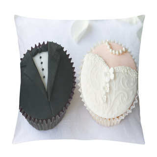 Personality  Wedding Cupcakes Pillow Covers