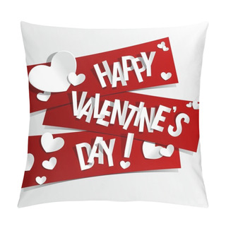 Personality  Happy Valentines Day Card Pillow Covers