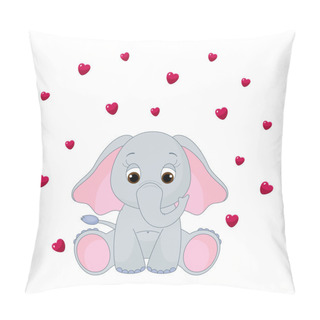 Personality  Cute Baby Elephant, Pillow Covers