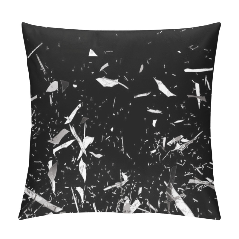 Personality  Sharp pieces of smashed glass pillow covers