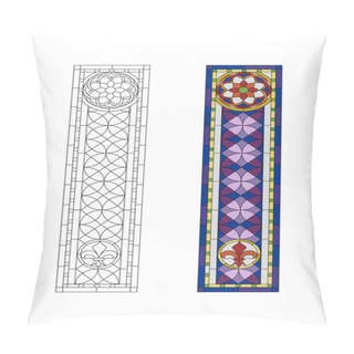 Personality  Stained Glass  Pattern Pillow Covers