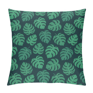 Personality  Monstera Leaf Pattern Pillow Covers