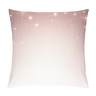 Personality  Christmas Starry Background With Sparkles. Pillow Covers