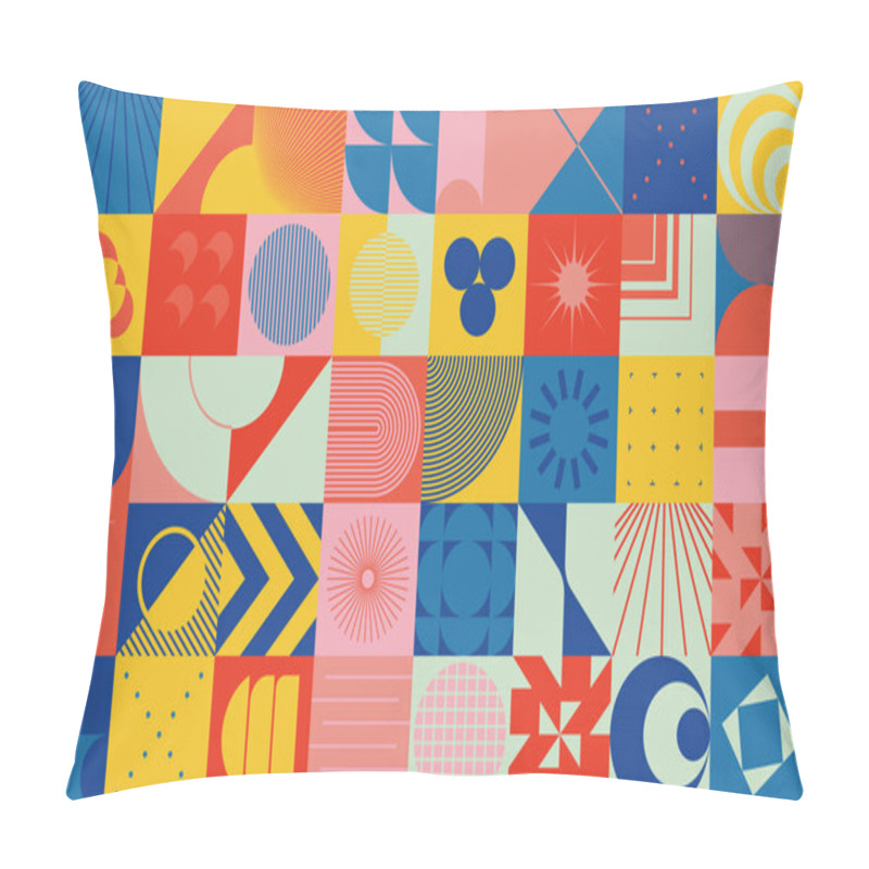 Personality  Brutalism Design Abstract Vector Pattern pillow covers