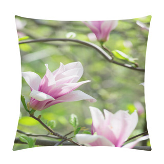 Personality  Pink Magnolia Flowers  Pillow Covers