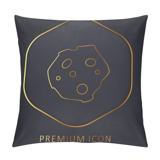 Personality  Asteroid Golden Line Premium Logo Or Icon Pillow Covers