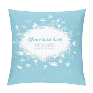 Personality  Fantasy Maritime Vignette Pillow Covers
