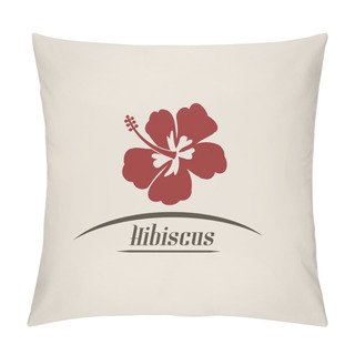 Personality  Hibiscus Flower Retro Poster Pillow Covers