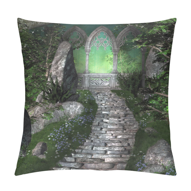 Personality  Mysterious magic portal pillow covers