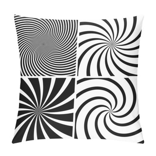 Personality  Swirl Background Pillow Covers