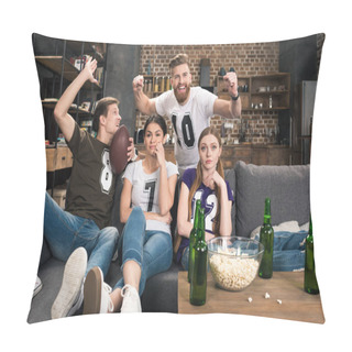Personality  Friends Supporting Favorite Team Pillow Covers