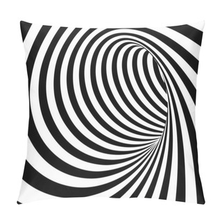 Personality  Black And White Abstract Vector Tunnel Pillow Covers
