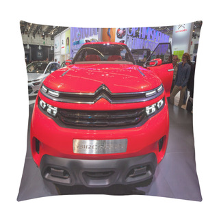 Personality  Citroen Aircross Concept Car At The IAA 2015 Pillow Covers