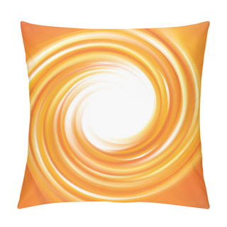 Personality  Vector Abstract Background. Frame Of Curl Fluid Surface Pillow Covers