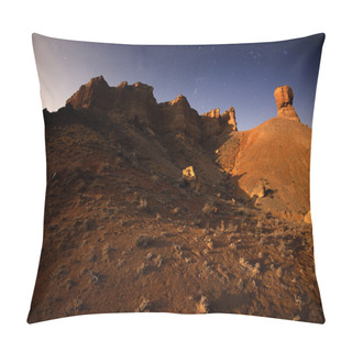 Personality  Full Moon Night In The Canyon Pillow Covers