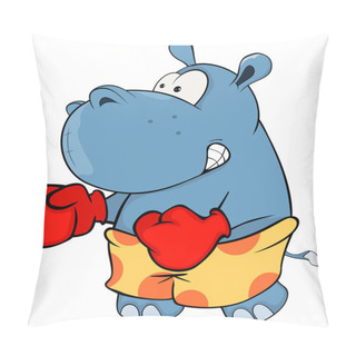Personality  Little Hippo Boxer Pillow Covers