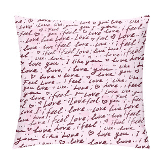 Personality  Seamless Text Pattern Pillow Covers