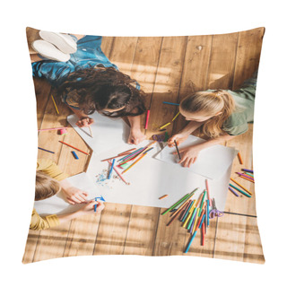 Personality  Cute Kids Drawing  Pillow Covers