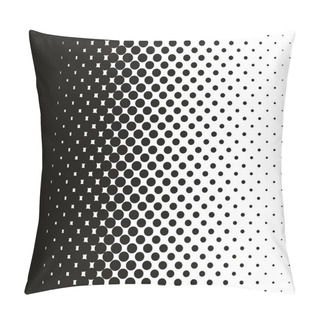 Personality Halftone Dots Pattern Gradient In Vector Format Pillow Covers
