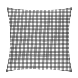 Personality  Vintage Gray And White Checkered Seamless Pattern Pillow Covers