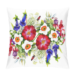 Personality  Garden Floral Pattern Pillow Covers