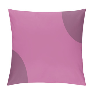 Personality  Vector Illustration Abstract Purple Background Eps 10. Part Of A Circle On Corner Square. Flat Art. Pillow Covers