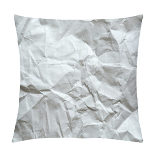 Personality  White Crumpled Paper For Background Pillow Covers