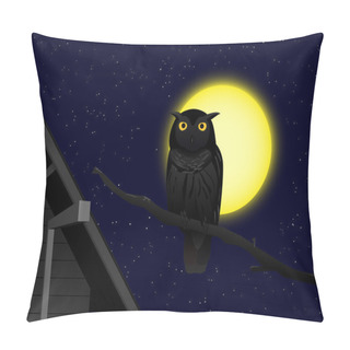 Personality  Owl In The Night Pillow Covers
