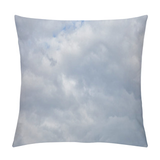 Personality  Dark Sky With White Clouds And Copy Space Pillow Covers