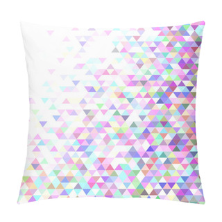 Personality  Abstract Regular Triangle Mosaic Background Pillow Covers