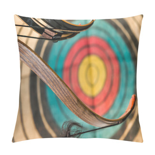 Personality  Bow And Arrows And Target Pillow Covers