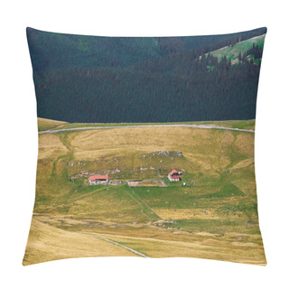 Personality  Farm In The Mountains Pillow Covers