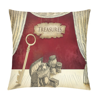 Personality  Pirate Treasures Pillow Covers