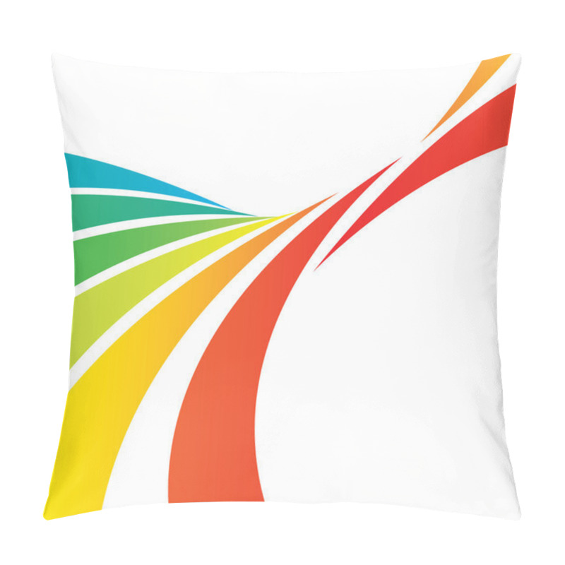Personality  Swooshy Lines Layout Pillow Covers