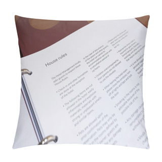 Personality  House Rules Pillow Covers