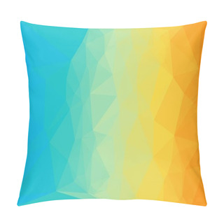 Personality  Bright Colorful Geometric Background With Mosaic Design Pillow Covers