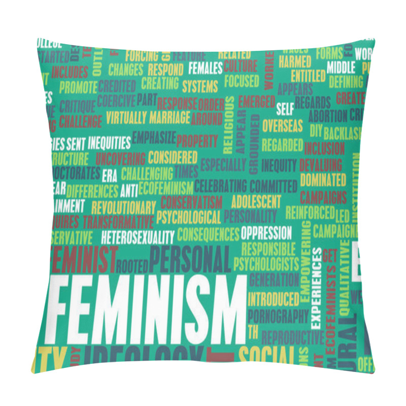 Personality  Feminism as a Concept pillow covers