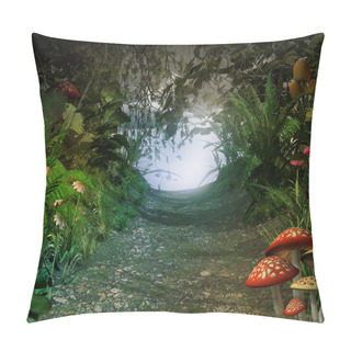 Personality  Magic Passage In An Old Forest Pillow Covers
