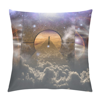 Personality  Man On Spiritual Journey Pillow Covers