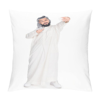Personality  Muslim Man Taking Selfie Pillow Covers