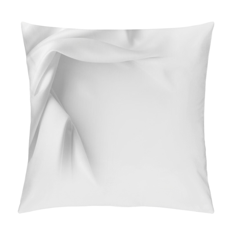 Personality  White silk pillow covers