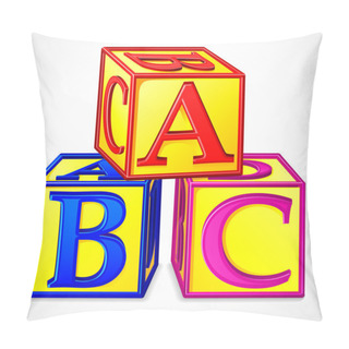 Personality  ABC Block Pillow Covers