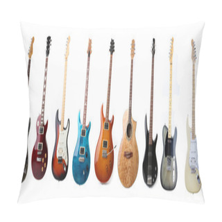 Personality  Set Of Electric Guitars Pillow Covers