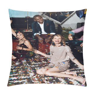 Personality  Friends Celebrating Holiday Pillow Covers