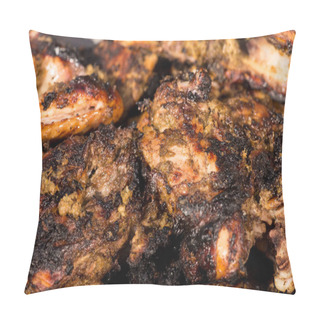 Personality  Spicy Grilled Jerk Chicken Pillow Covers