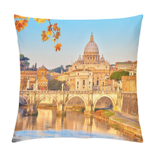 Personality  St. Peters Cathedral In Rome Pillow Covers
