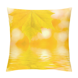 Personality  Beautiful Golden Leaves In Autumn Pillow Covers
